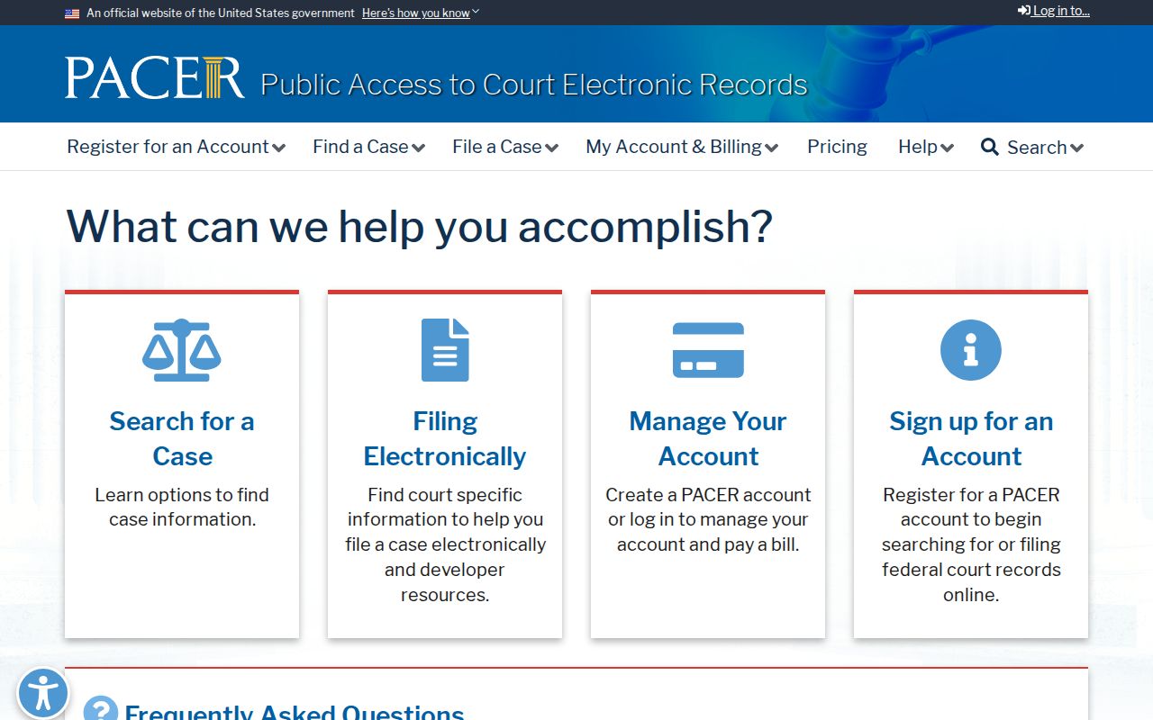 PACER search for federal criminal court cases connected to Louisa County